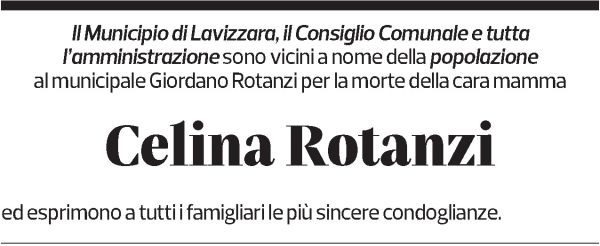 Annuncio funebre Celina Rotanzi
