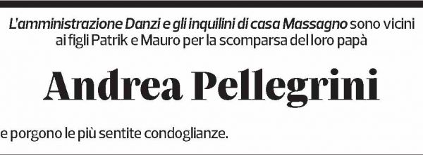 Annuncio funebre Andrea Pellegrini