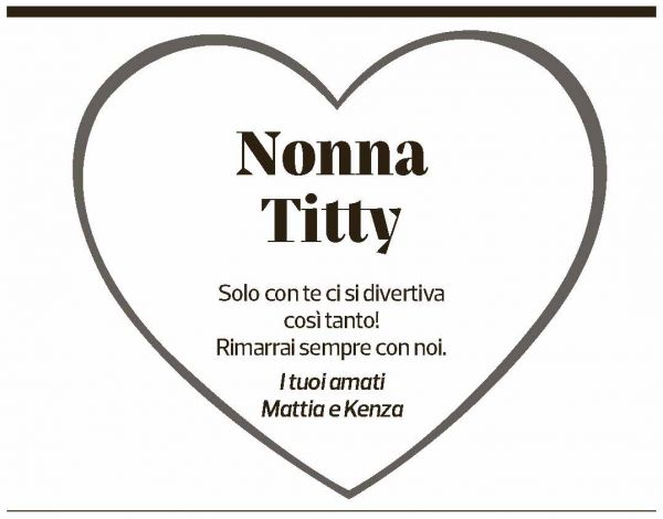 Annuncio funebre Tiziana Soudani