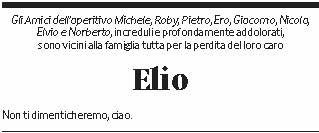 Annuncio funebre Elio Gamberini